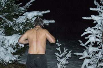 Sauna, otužovanie sa snehom